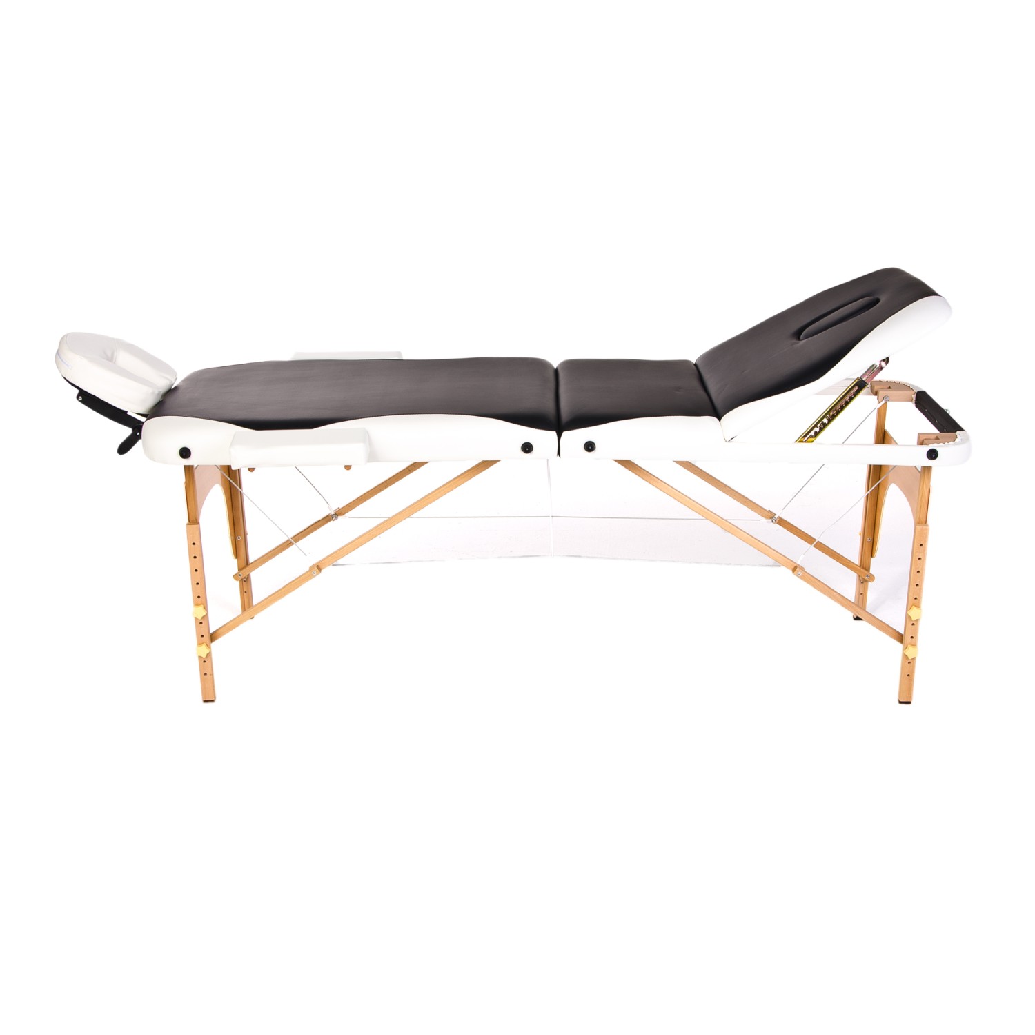 Comfort Plus Ahşap Masaj Masası İthal 305-Siyah Beyaz