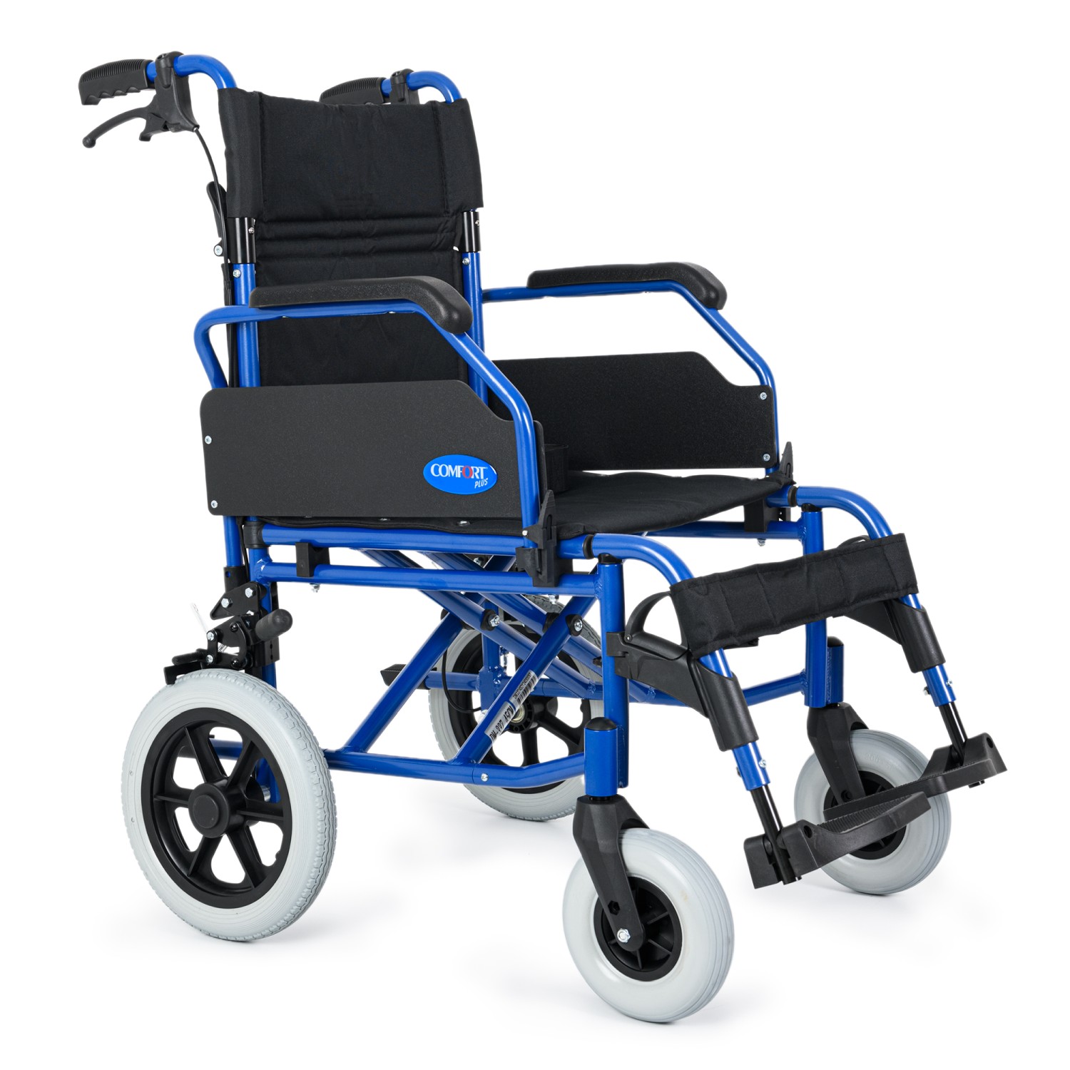 Comfort Plus DM-337 45cm Mavi Alüminyum Özellikli Transfer Tekerlekli Sandalye