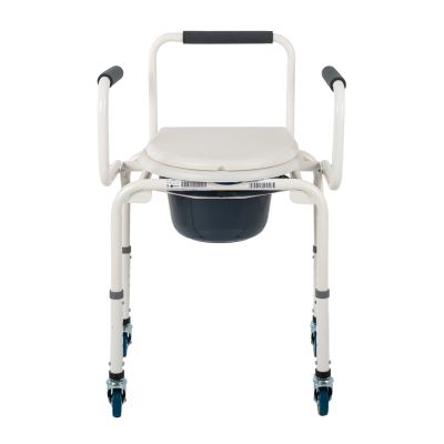 Comfort Plus DM-3520 Tuvalet Özellikle Tekerlekli Kovalı Komot Sandalyesi