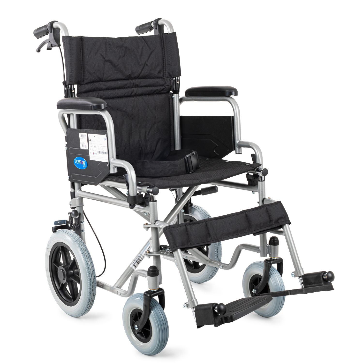 Comfort Plus YK9032F (DM-327 45cm) Silver Özellikli Transfer Tekerlekli Sandalyesi