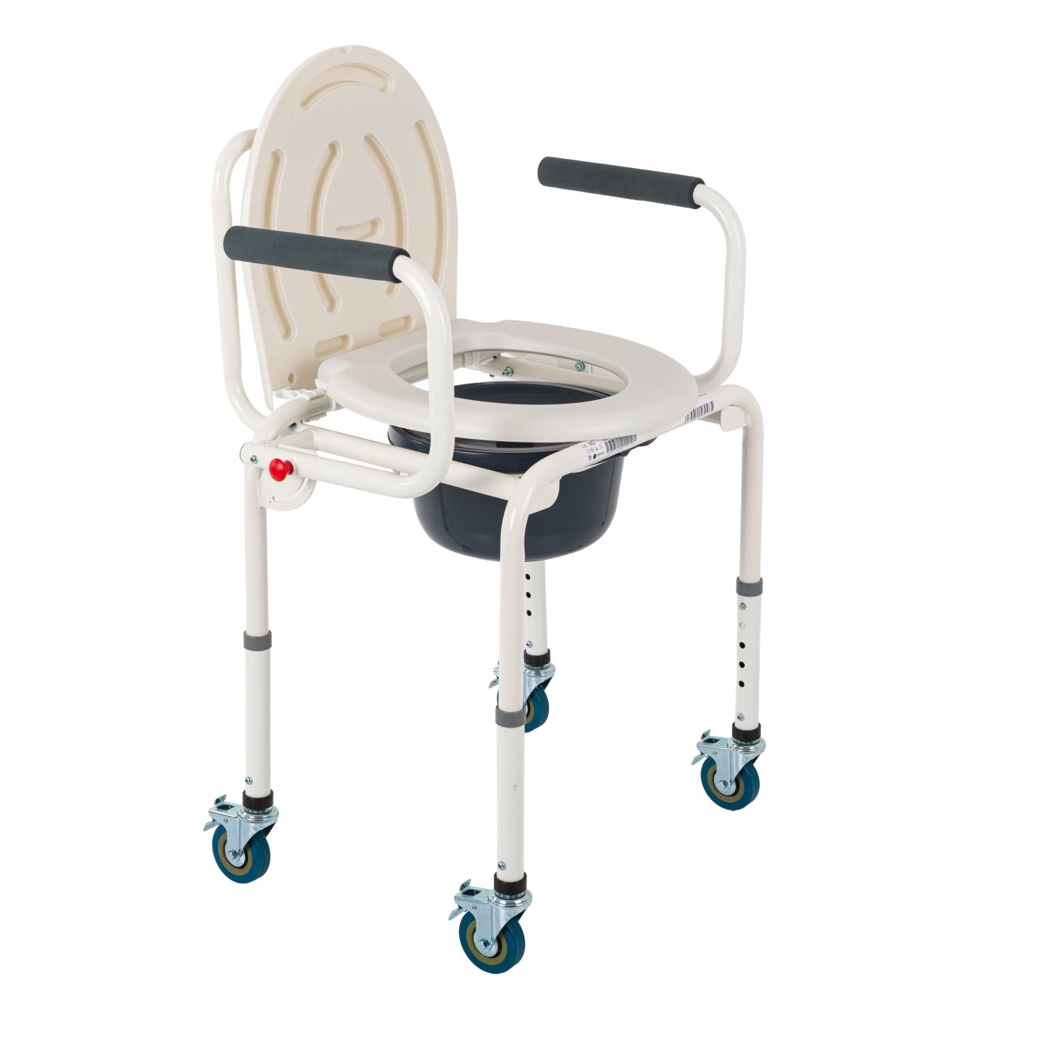 Comfort Plus DM-3520 Tuvalet Özellikle Tekerlekli Kovalı Komot Sandalyesi