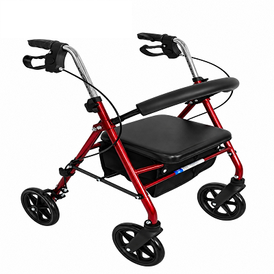 Comfort Plus DY049146L(4) Kırmızı Rolatör Yürüteç