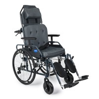Comfort Plus PHW954LGC-46 Lux Alüminyum Özellikli Tekerlekli Sandalye (Baş,Boyun Destekli)Baldır Destekli Ayaklar