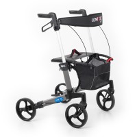 Comfort Plus Spırıt X3 Gri Alüminyum Lux Rolatör Yürüteç